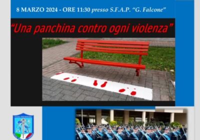 Asso Tutela: la panchina rossa come vicinanza contro ogni forma di violenza, nel giorno della festa della donna