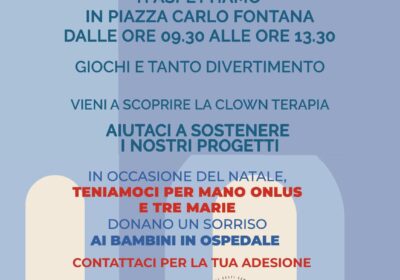 Clownterapia, sabato 30 novembre a Lanuvio le attività e i progetti dell’Associazione Teniamoci per Mano Roma OdV