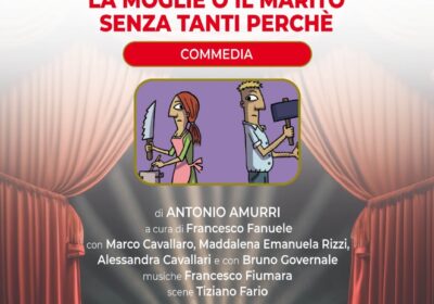A Marino al Teatro “Vittoria Colonna” l’esilarante commedia di Antonio Amurri “Come ammazzare la moglie o il marito senza tanti perché”
