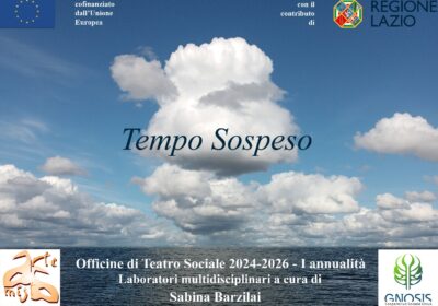 Al via il Progetto “Tempo Sospeso” di Sabina Barzilai