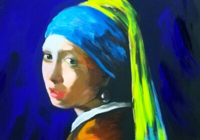 Il Pittore Fernando Mangone rievoca Vermeer per schierarsi dalla parte delle donne contro la violenza