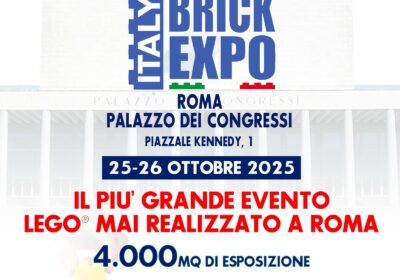 “ITALY BRICK EXPO”, AL VIA LA VENDITA BIGLIETTI PER IL PIÙ GRANDE EVENTO A TEMA LEGO® DELLA CAPITALE